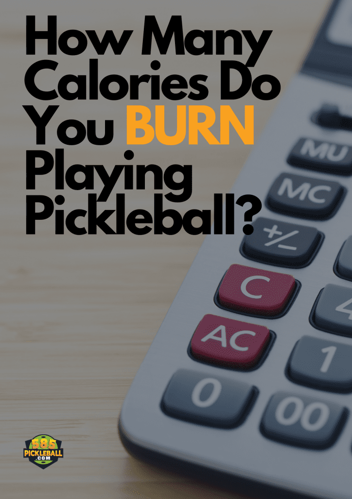 calories burned playing pickleball