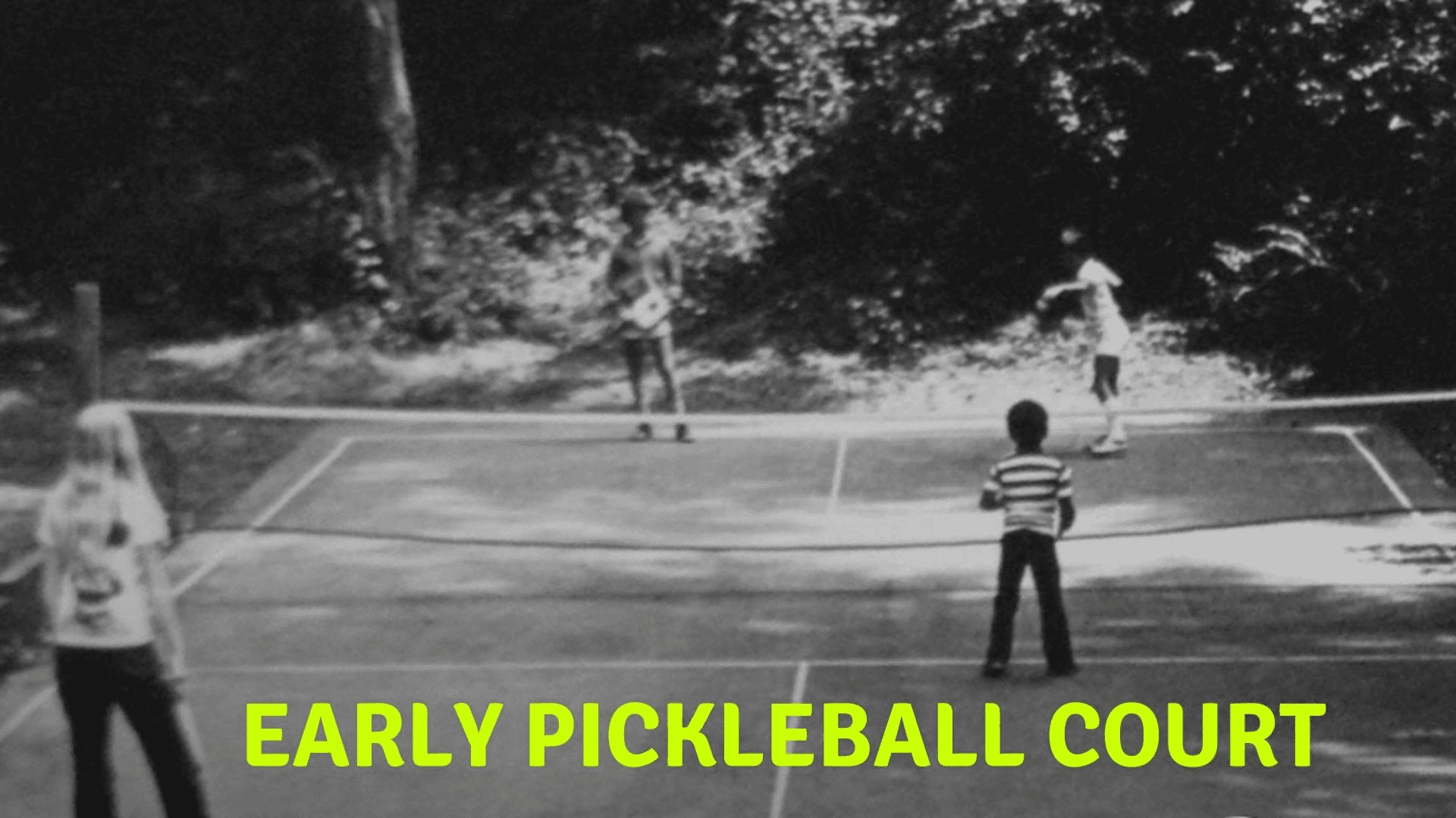 First Pickleball Courts